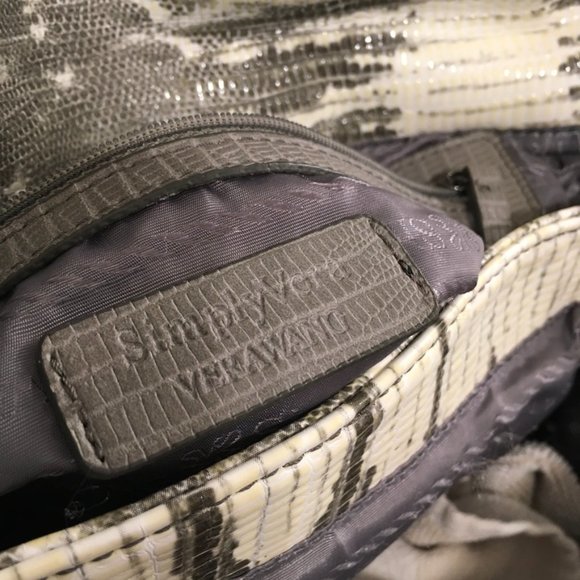 Simply Vera Wang Snakeskin Crossbody Purse - Picture 7 of 15